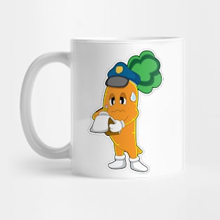 Carrot Traffic warden Parking ticket Mug